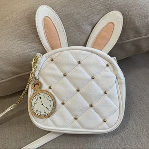 Disney Parks Alice in Wonderland White Rabbit Bag